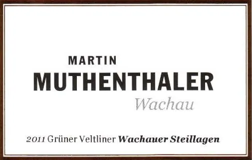 Wachauer Steillagen Gruner Veltliner Bottle