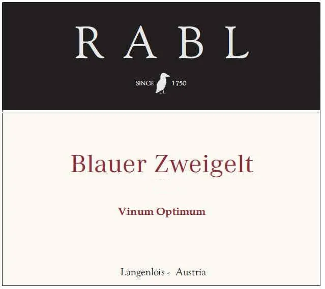 Vinum Optimum Blauer Zweigelt Bottle