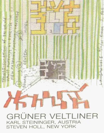 Steven Holl Gruner Veltliner Bottle