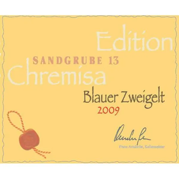 Chremisa Blaue Editionr Zweigelt Bottle