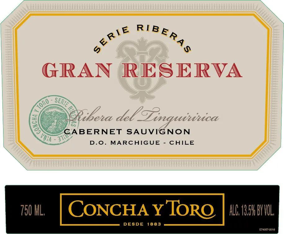 Gran Reserva Serie Riberas Cabernet Sauvignon Bottle