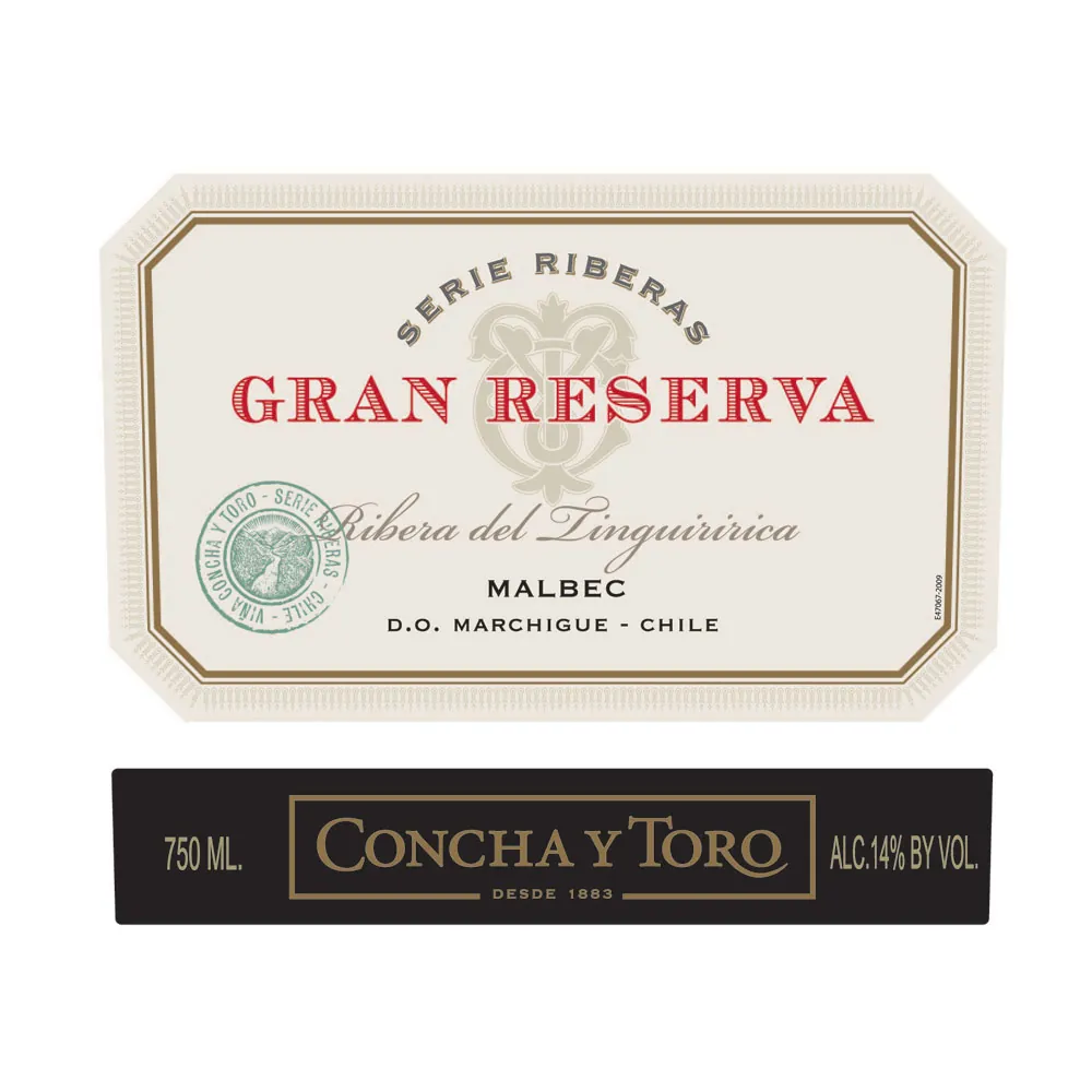 Gran Reserva Serie Riberas Malbec Bottle