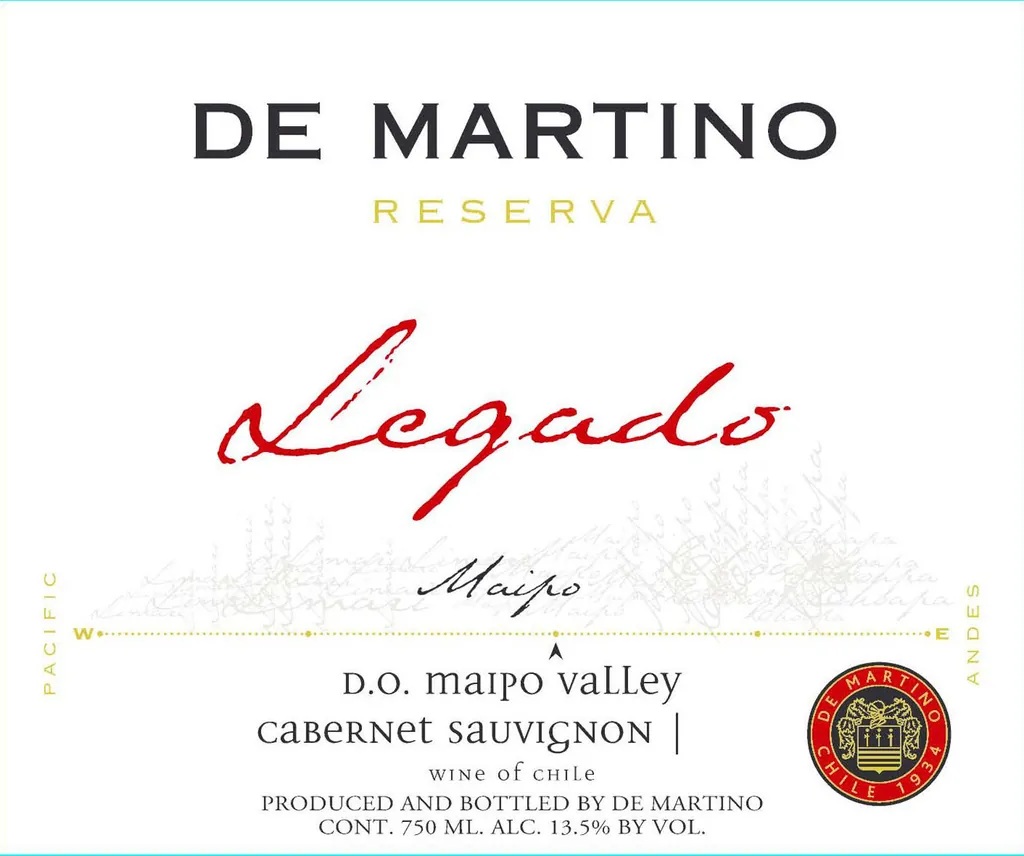 Legado Cabernet Sauvignon Reserva Bottle