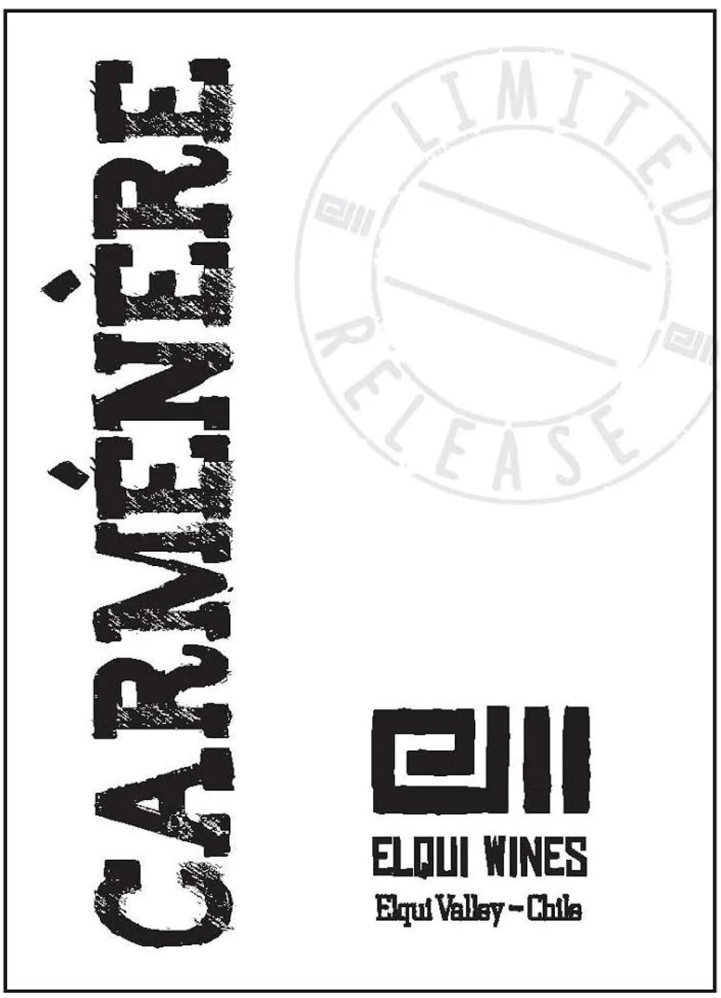 Reserva Carmenere Bottle