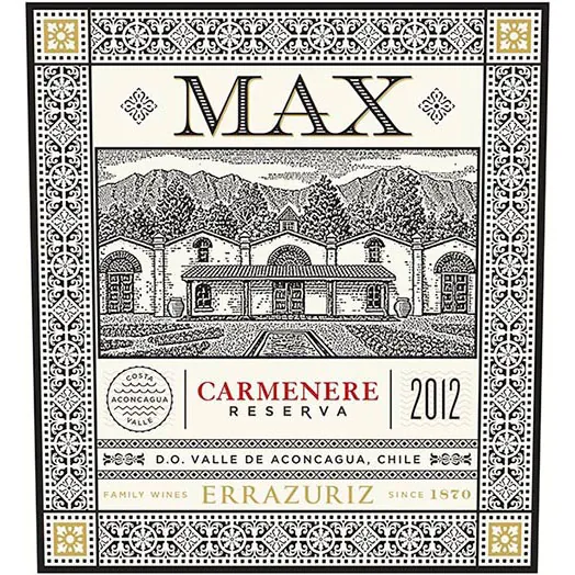 Max Reserva Carmenere Bottle