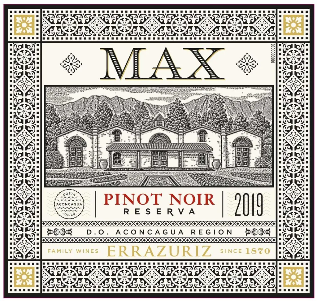 Max Reserva Pinot Noir Bottle