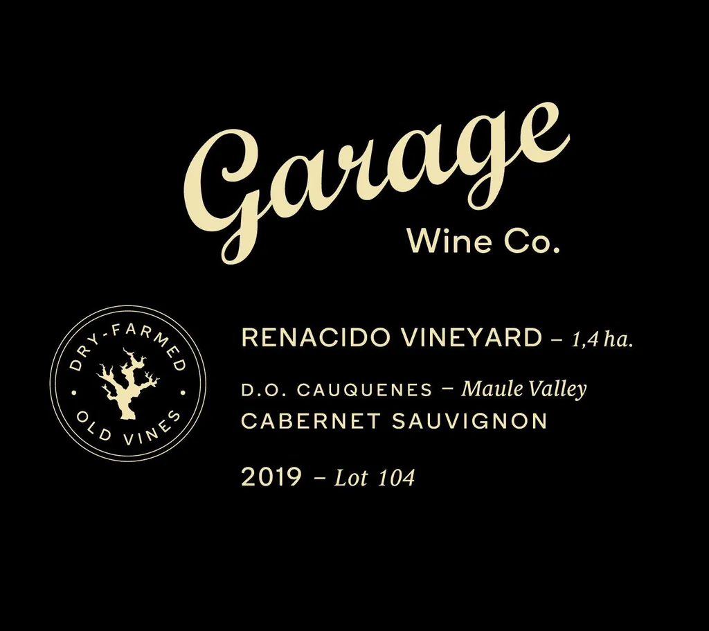 Renacido Vineyard Lot 104 Cabernet Sauvignon Bottle