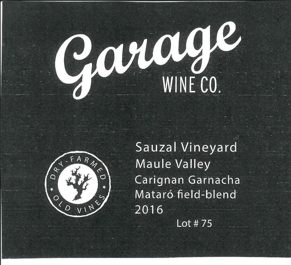 Sauzal Vineyard Lot 75 Field Blend Bottle