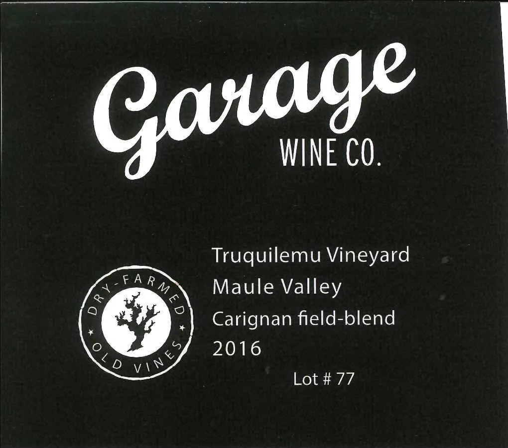 Truquilemu Vineyard Lot 77 Carignan Bottle