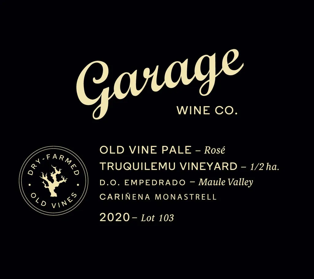 Truquilemu Vineyard Old Vine Pale Lot 103 Carignan-Mataro Bottle