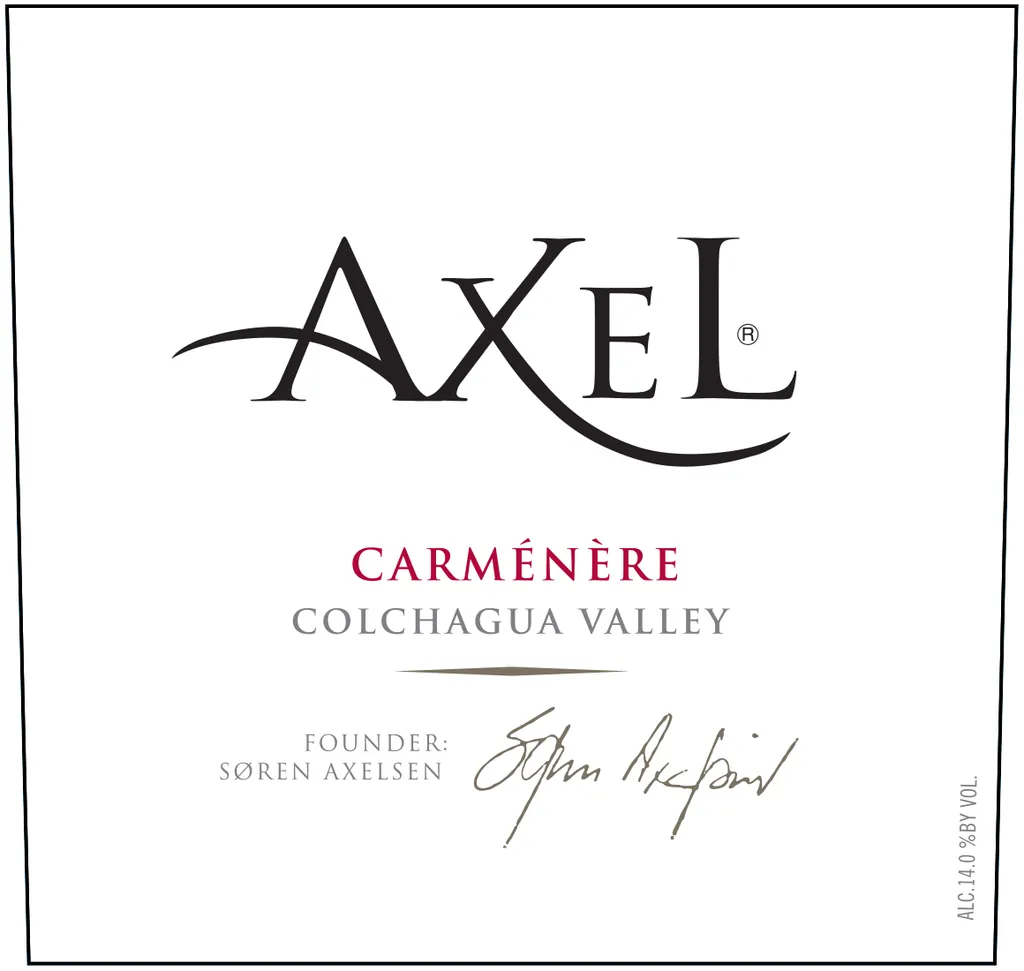Axel Carmenere Bottle