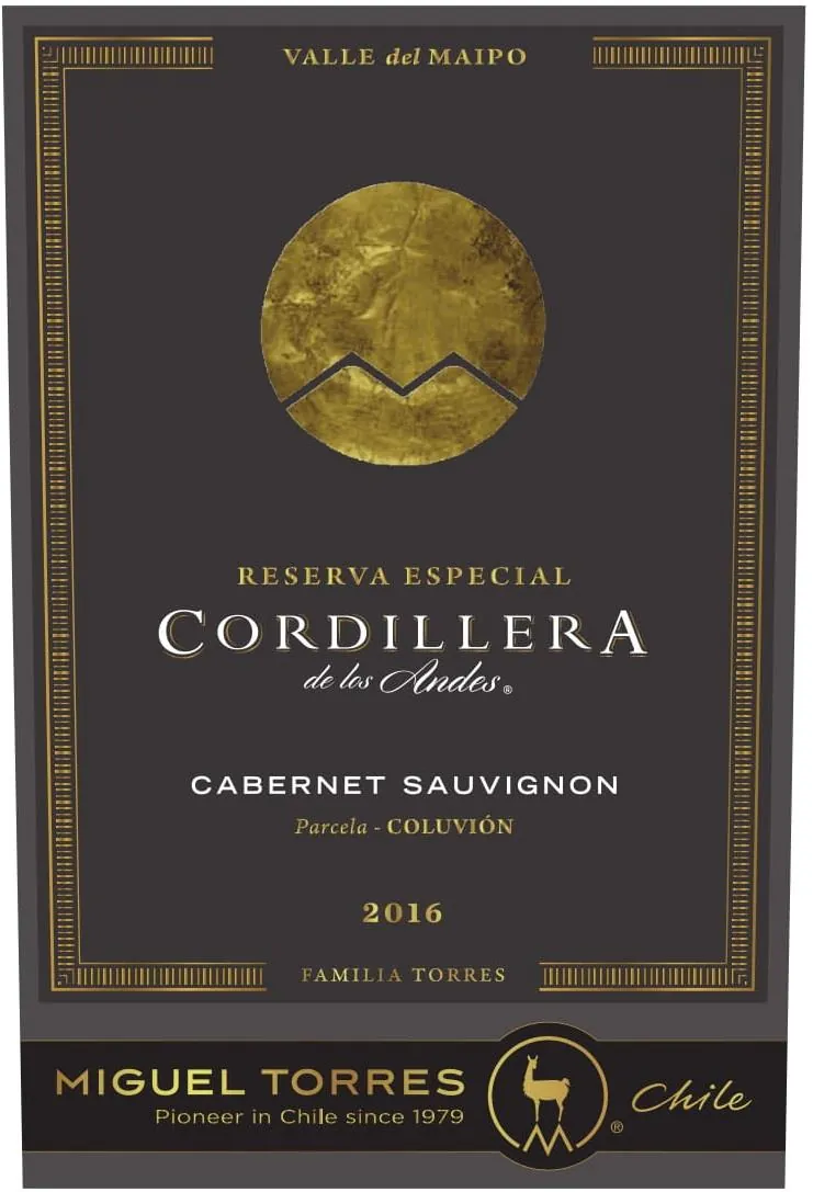 Cordillera Cabernet Sauvignon Bottle
