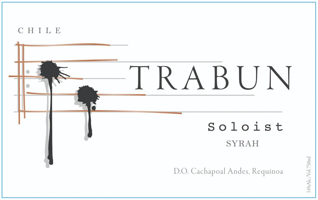 Trabun Soloist Syrah Bottle