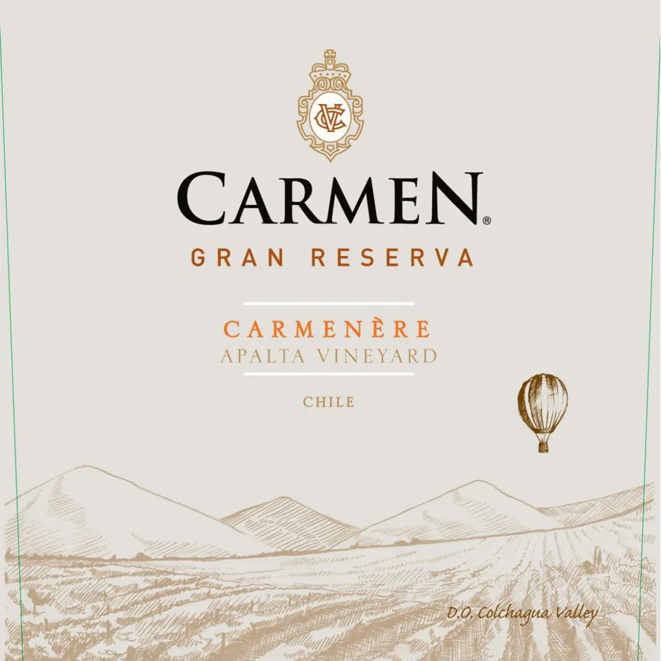 Carmen Gran Reserva Carmenere Bottle