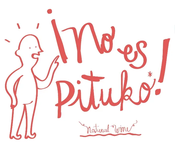 No Es Pituko Natural Wine Chardonnay Bottle