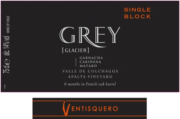 Grey Single Block GCM Bottle