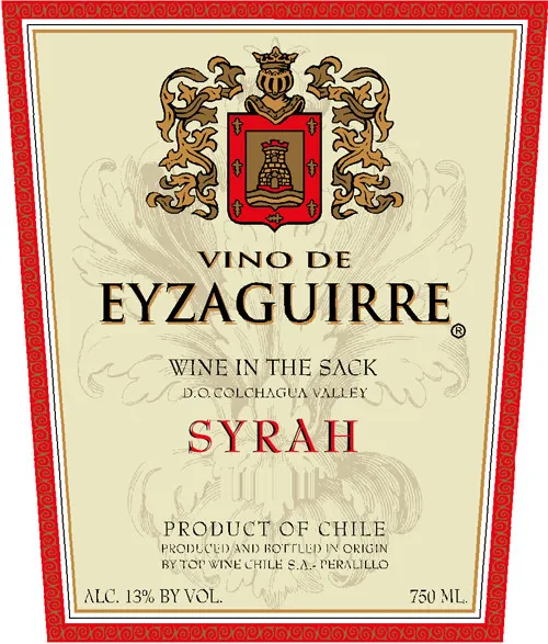 Syrah Bottle