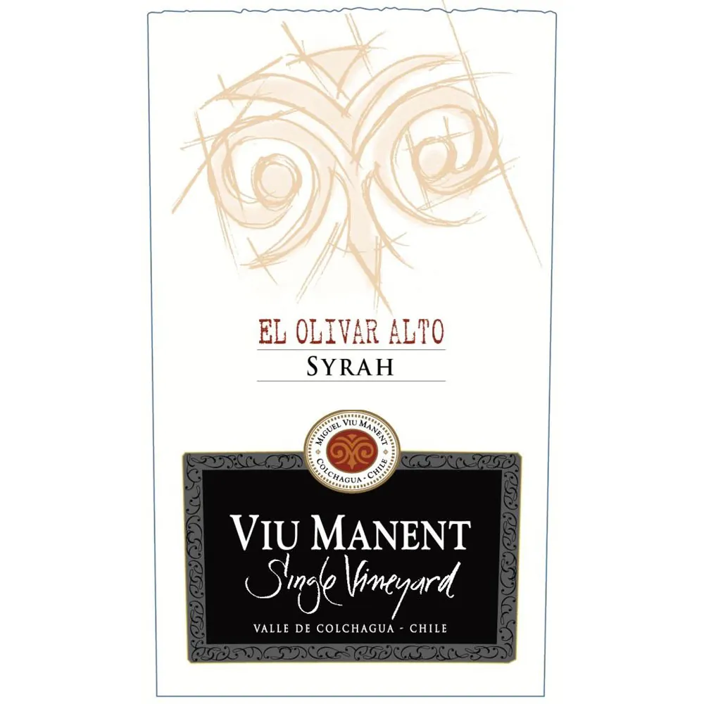 El Olivar Alto Single Vineyard Syrah Bottle