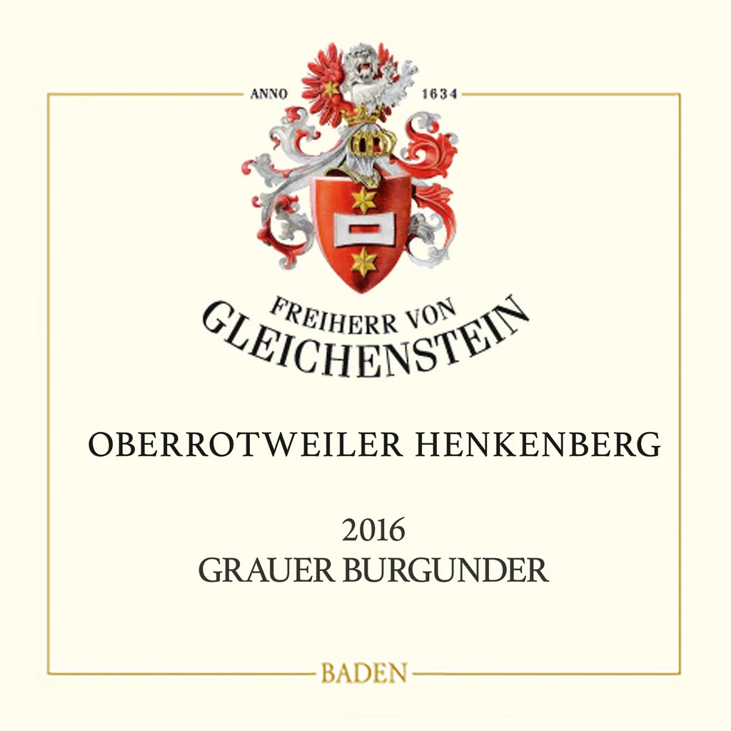 Oberrotweiler Henkenberg Grauer Burgunder Bottle