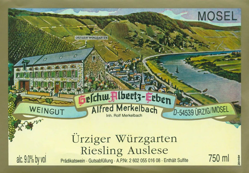 Urziger Wurzgarten Riesling Auslese Bottle