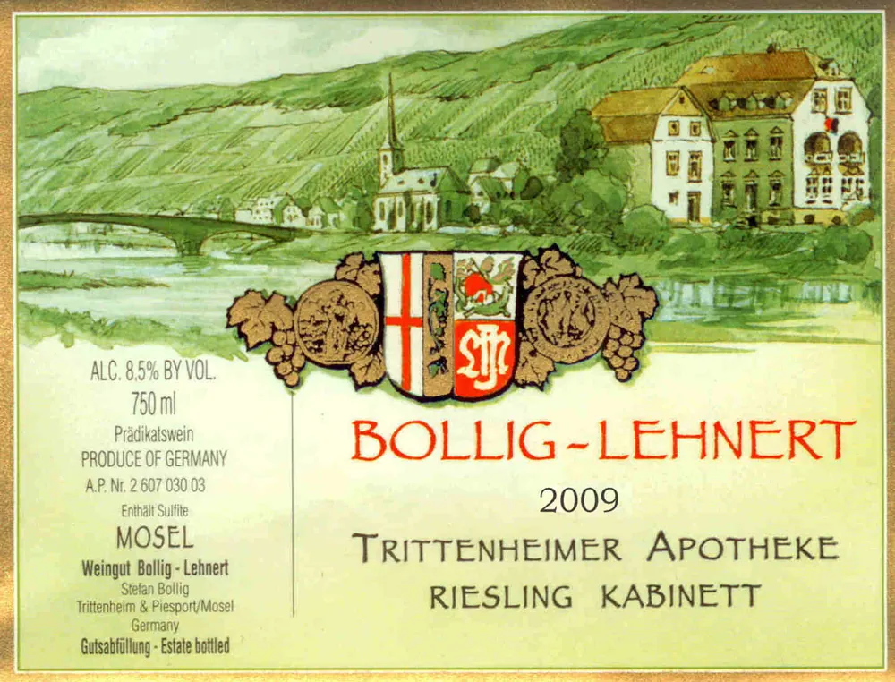 Trittenheimer Apotheke Riesling Kabinett Bottle