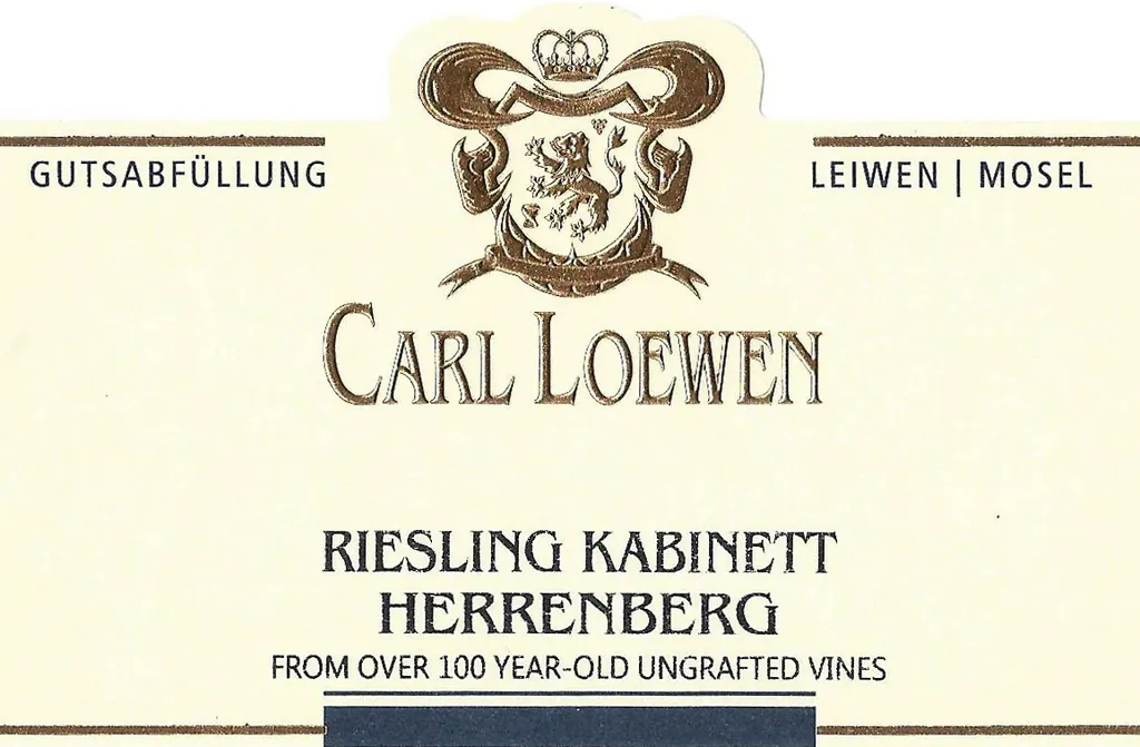 Longuicher Herrenberg Riesling Kabinett Bottle