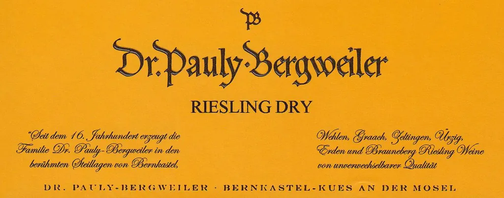 Dry Riesling Bottle