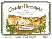 Graacher Himmelreich Spatlese Riesling Bottle