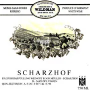 Scharzhofberger Riesling QbA Bottle