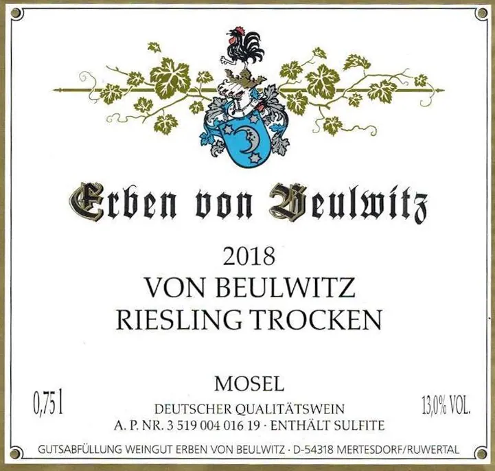 Mosel Riesling Trocken Bottle