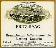 Brauneberger Juffer Kabinett Bottle