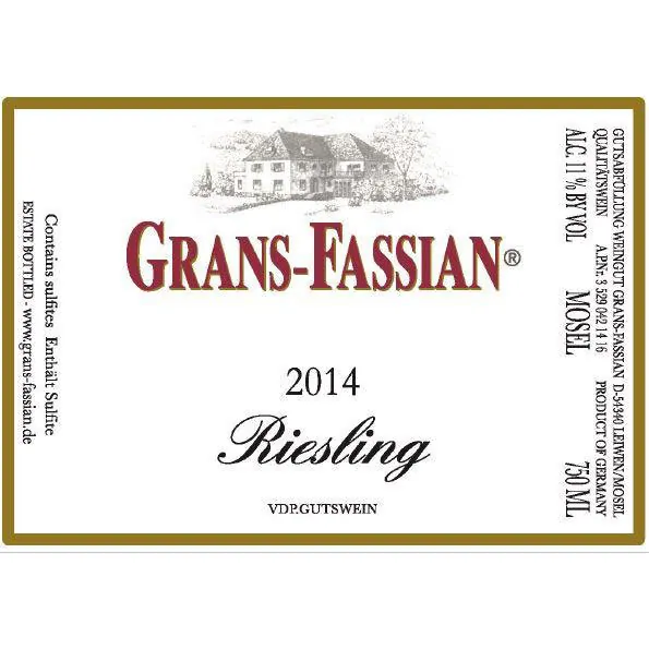 Estate Riesling Bottle