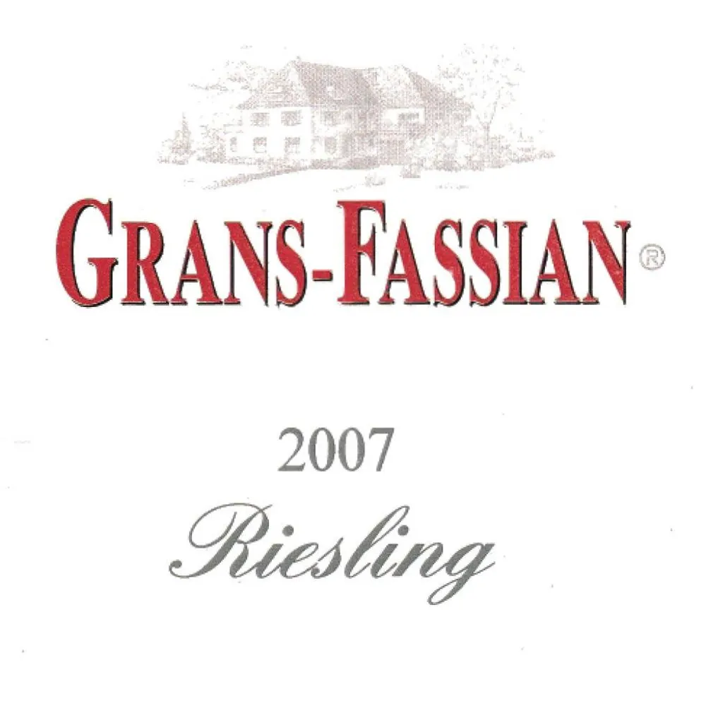 Riesling Bottle