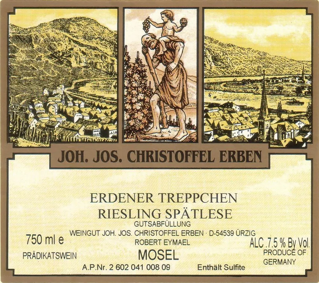 Erdener Treppchen Riesling Spatlese Bottle