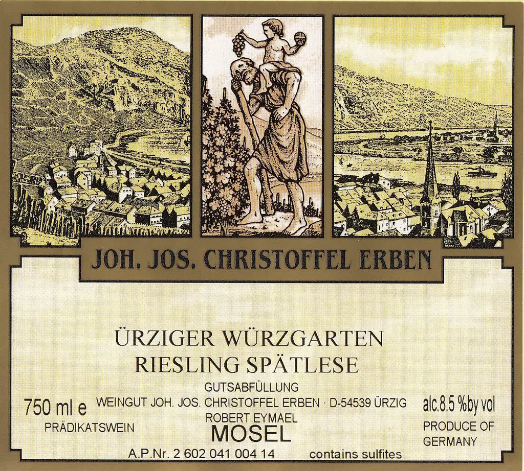 Urziger Wurzgarten Riesling Spatlese Bottle