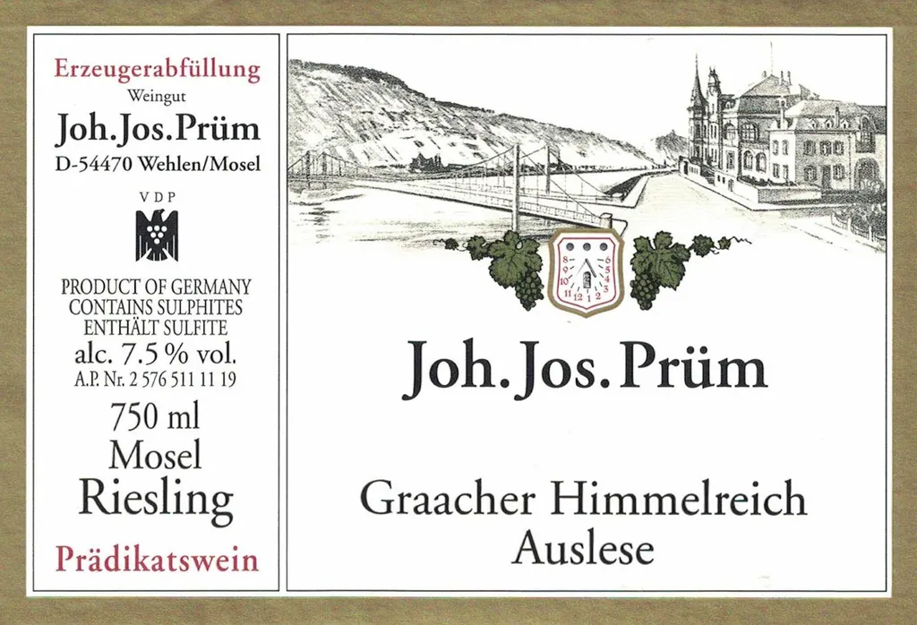 Graacher Himmelreich Riesling Auslese Bottle