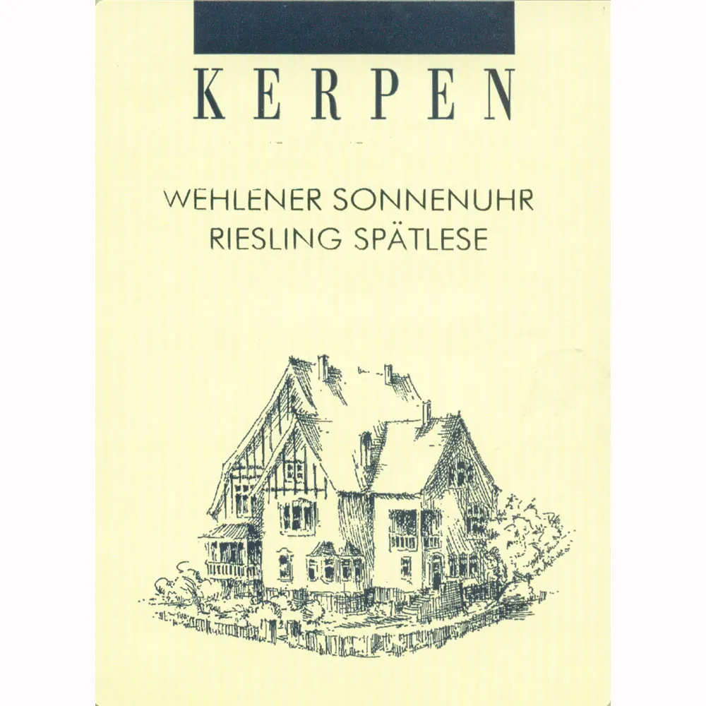 Wehlener Sonnenuhr Riesling Spatlese Bottle