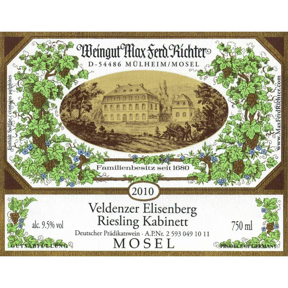 Veldenzer Elisenberg Kabinett Bottle