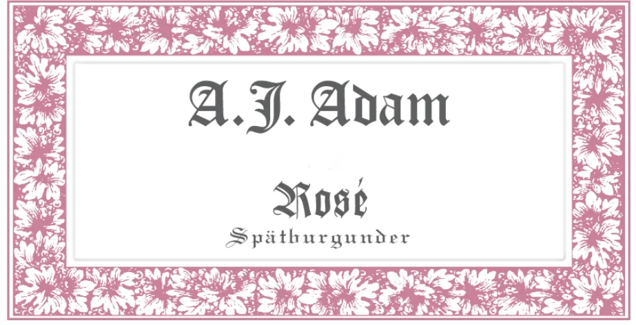 Mosel Spatburgunder Rose Bottle