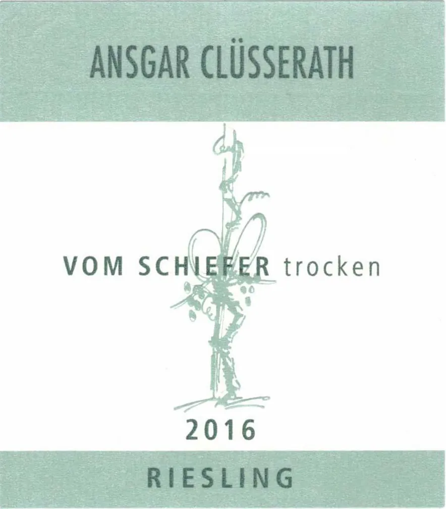 Vom Schiefer Riesling Trocken Bottle