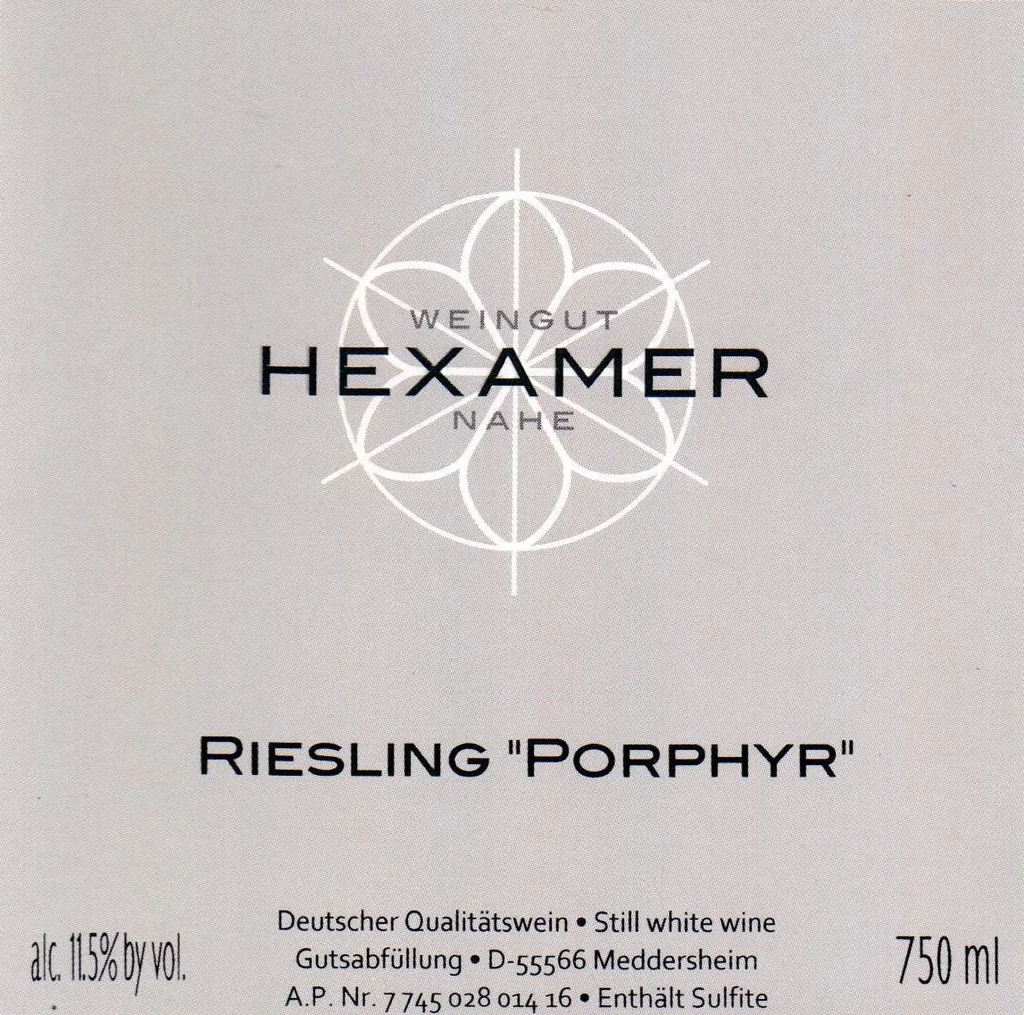 Riesling Feinherb Porphyr Bottle
