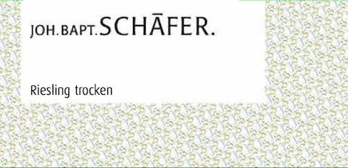 Nahe Riesling Trocken Bottle