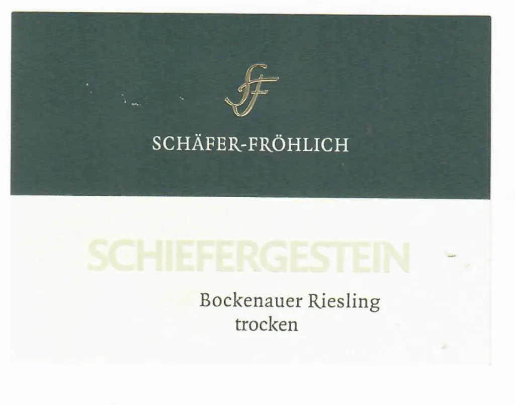 Schiefergestein Riesling Trocken Bottle