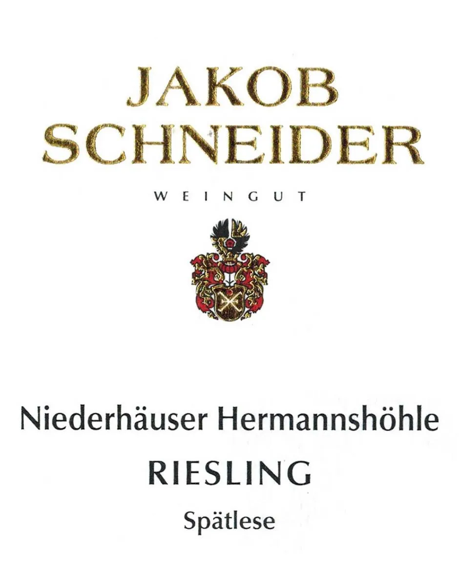 Niederhauser Hermannshohle Riesling Spatlese Bottle