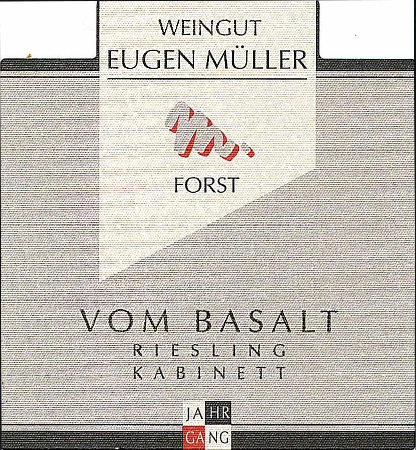 Vom Basalt Pechstein Riesling Kabinett Bottle