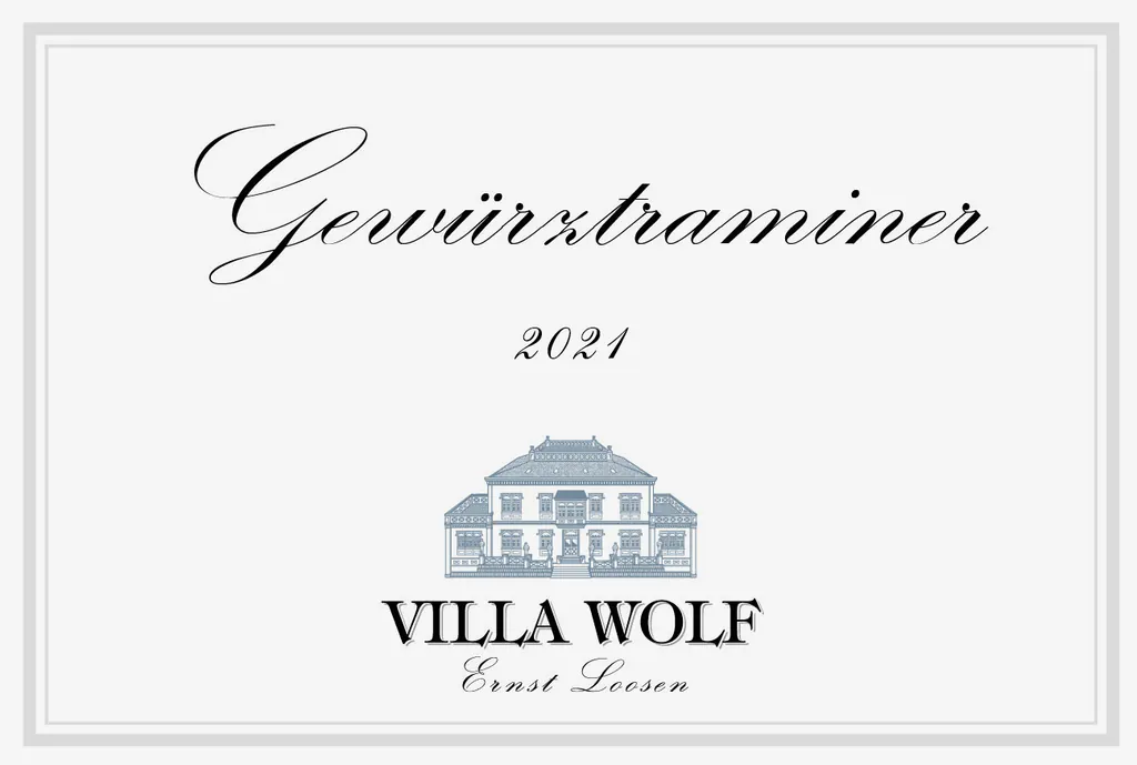 Pfalz Gewurztraminer Bottle