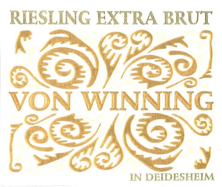 Riesling Extra Brut Sekt Bottle