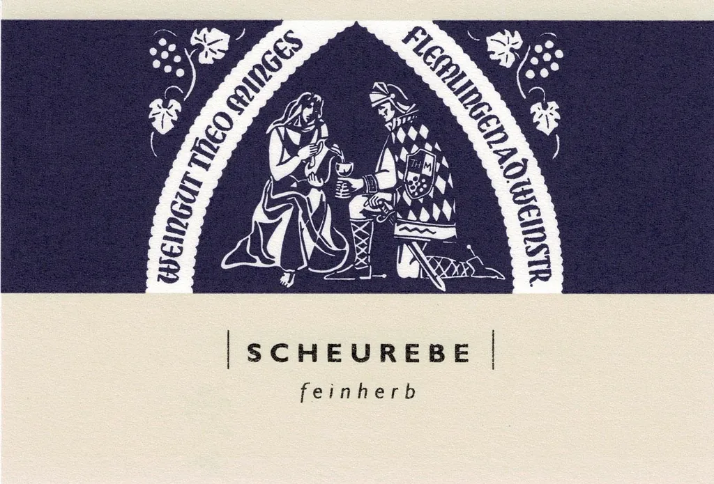 Pfalz Scheurebe Feinherb Bottle