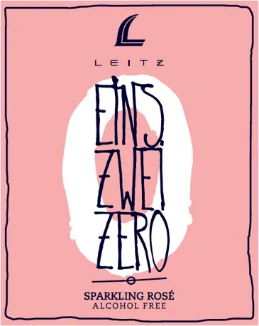 Eins Zwei Zero Sparkling Rose Bottle