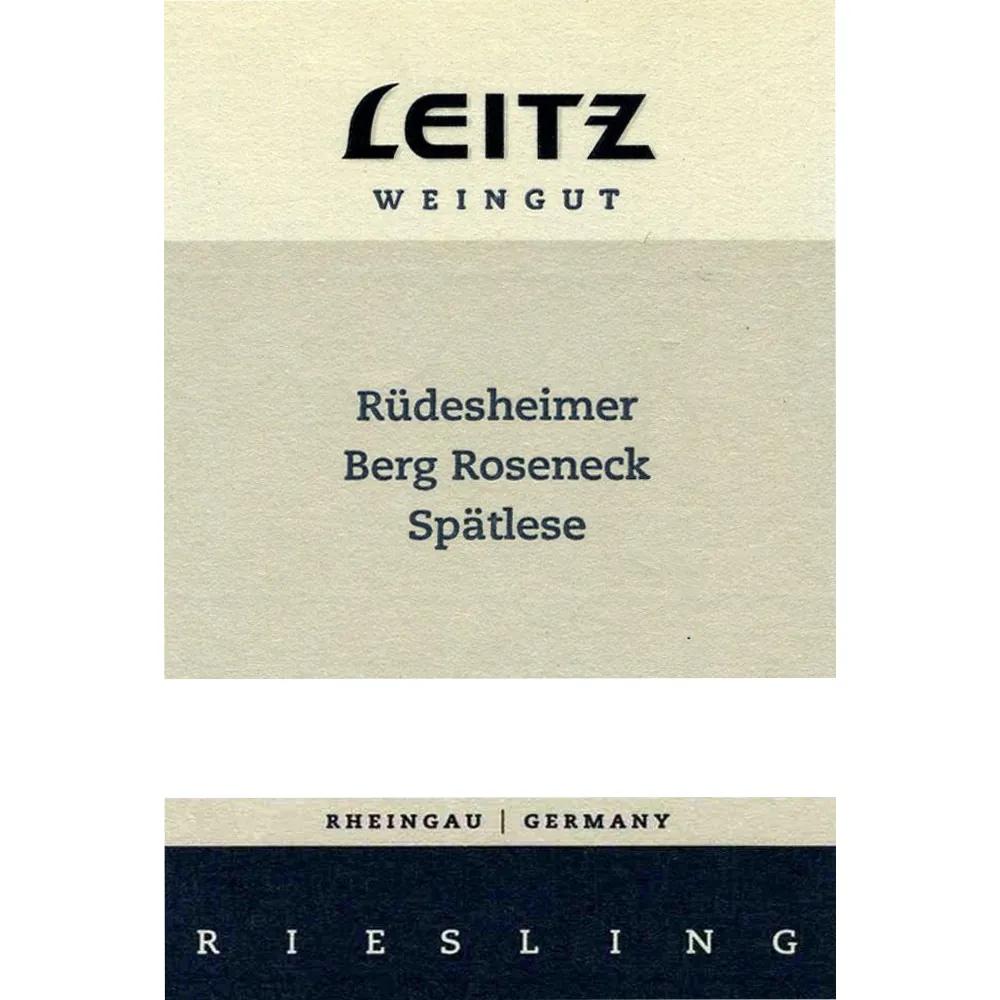 Rudesheimer Berg Roseneck Riesling Spatlese Bottle
